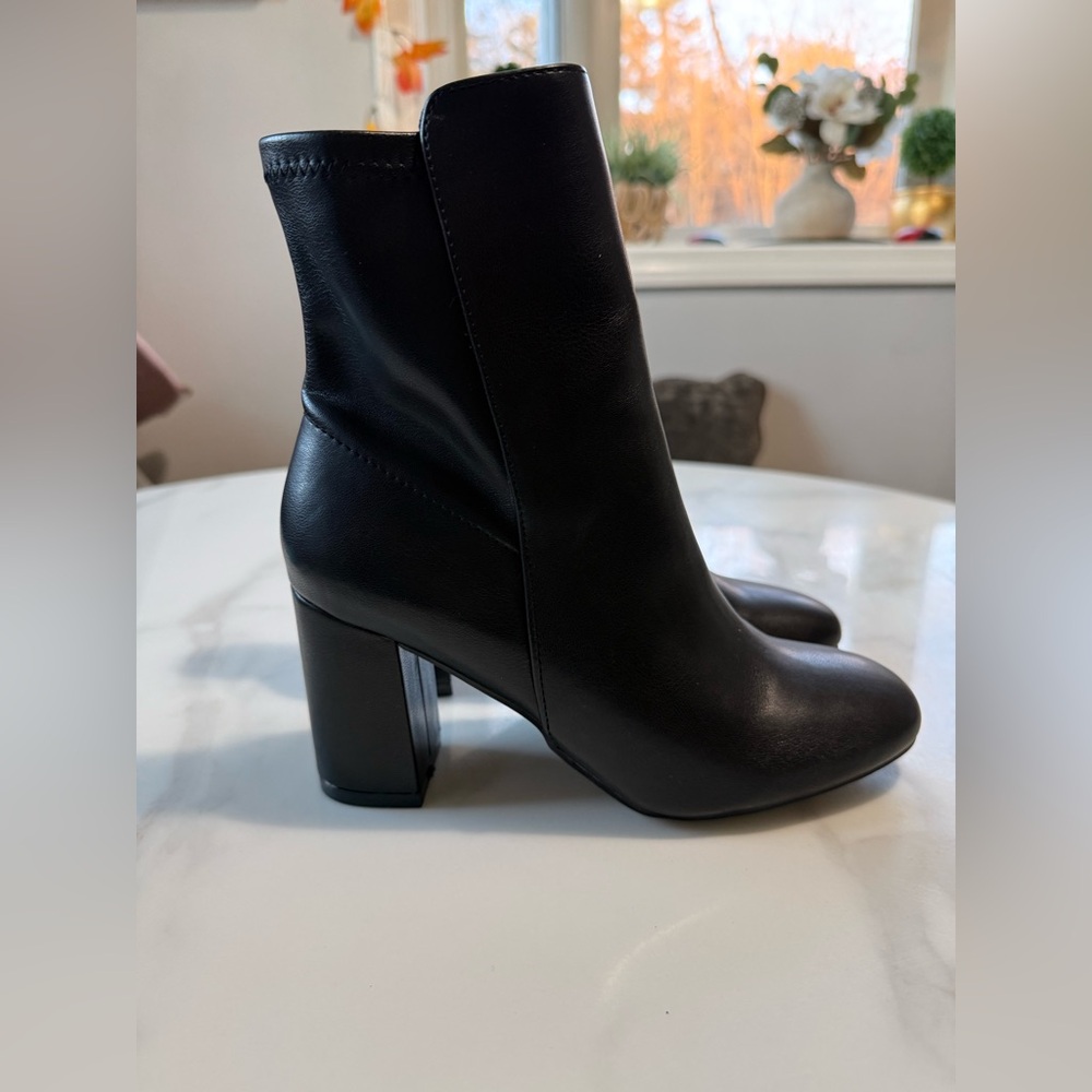 MIA Black Heeled Boots for Women